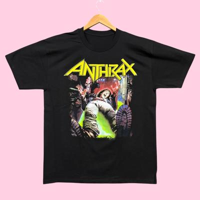 Anthrax Die Krankheit verbreiten Heavy Metal Band T-Shirt XL