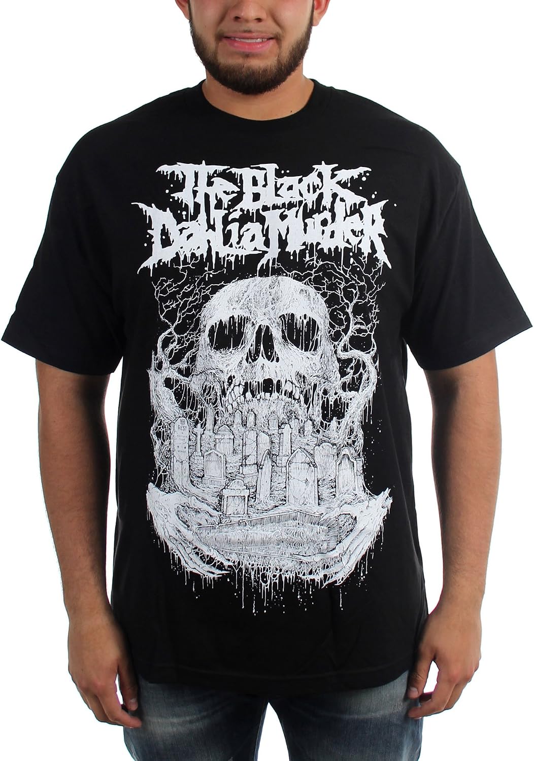 Mens Into The Everblack T Shirt L чёрный