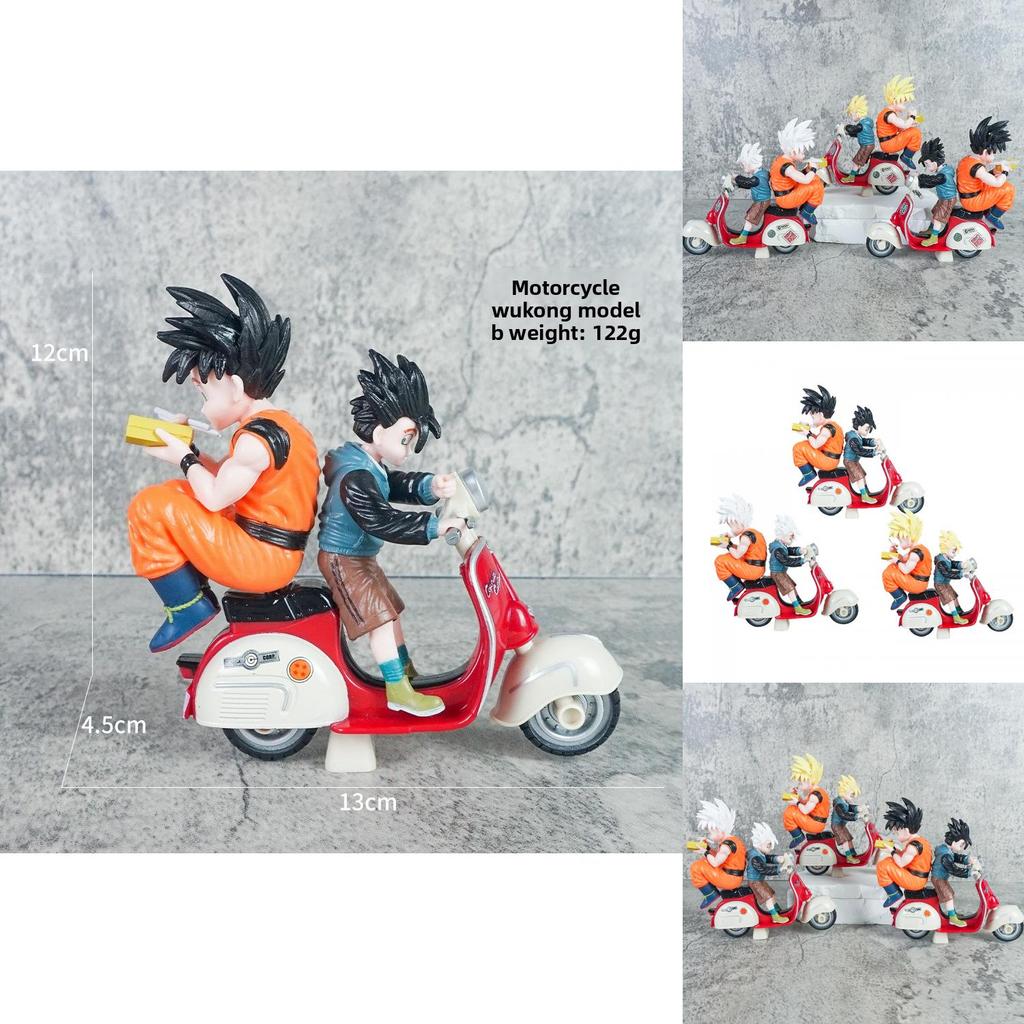 Dragon Ball Son Goku And Gohan Pvc Model Set With Collectible Design For Anime Enthusiasts