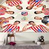 1ks tapiserie s logem Atlético Madrid, Dekorace do obývacího pokoje, ložnice, kanceláře, na párty, Ideální sváteční dárek