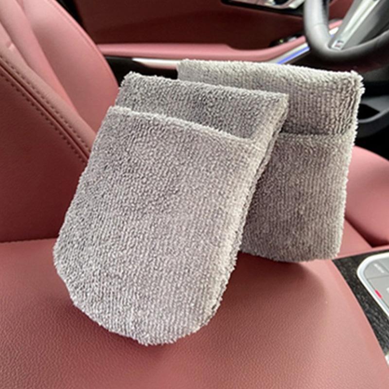 5pcs Car Polishing Wax Sponge Soft Microfiber Car Wax Applicator Mitts Foam Applicator Pad for Car Detailing Care Tool