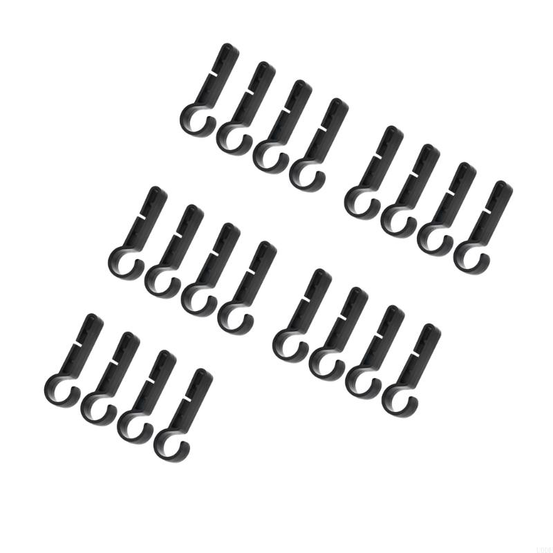 

20Pcs Headlamp Clip Hook Hard Hat Light Clip for Rapid Attachment on Safety Helmets Offering Antislip China Mainland