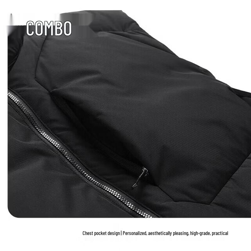 KANGBO Men's Lightweight Down Vest - Autumn/Spring Casual Sleeveless Jacket