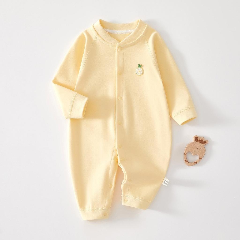 Newborn Baby Clothes Cotton Long Sleeve Romper Soft Infant Onesie Spring Autumn Winter Pajamas Crawling Suit