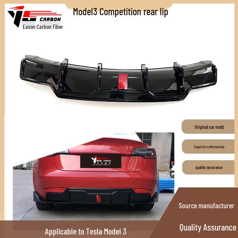 Competition Style Rear Spoiler for Tesla Model 3 (2019-2023)