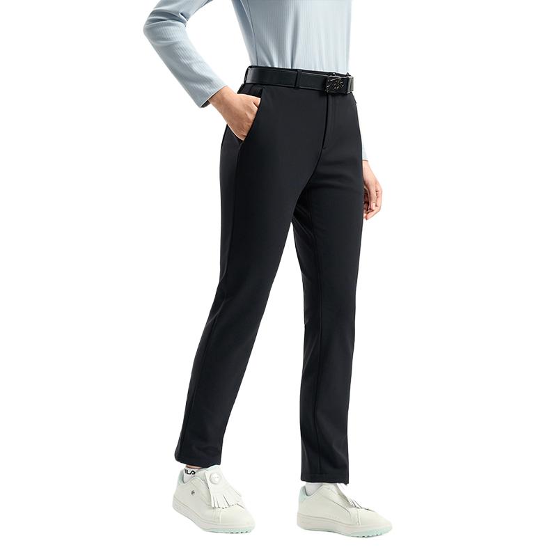 Fila Golf Series Simple Comfortable Aesthetic Solid Color Golf Apparel Women Apparel A11W545602F-BK