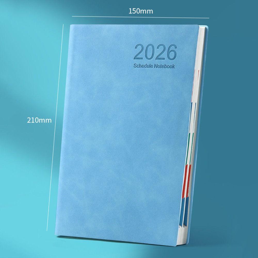 Planner Reminder 2026 Agenda Book A5 Daily Planner Portable Calendar Book  Office Supplies