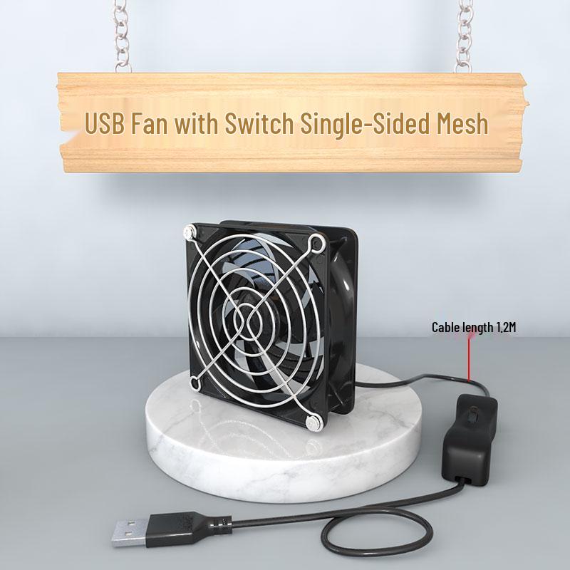 Soldering Smoke Extractor - 8cm USB 5V Exhaust Fan for Soldering Iron