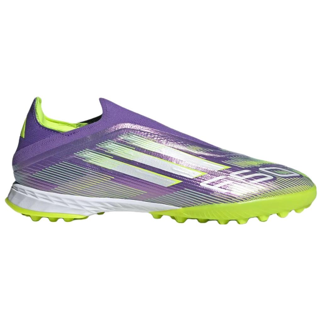 Adidas F50 PRO Leather Soccer Shoes Men's Purple Green JR9330