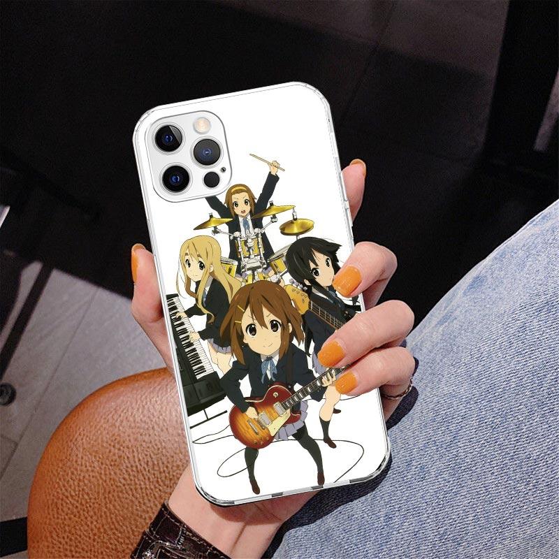 K On! Hirasawa Yui Anime Phnoe Case for Iphone 17 Air 16 16E 11 12 13 Mini 14 Plus 15 Pro Max 7 8 + SE 2020 Phone Cover Coque