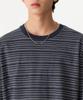MUSINSA STANDARD Multi-Stripe Relaxed T-Shirt 4 [Navy]