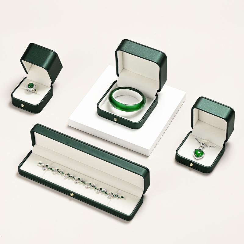 Oirlv Jewelry Box Jewelry Organizer Ring Necklace Pendant Bracelet Long Chain Storage Box Packaging Gift Box Case for Wedding