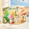 ROBOTIME Rolife 3D Puzzle Super Creator Blooming Tea Garden DIY Miniature House (DW013B) | 1:24 Scale