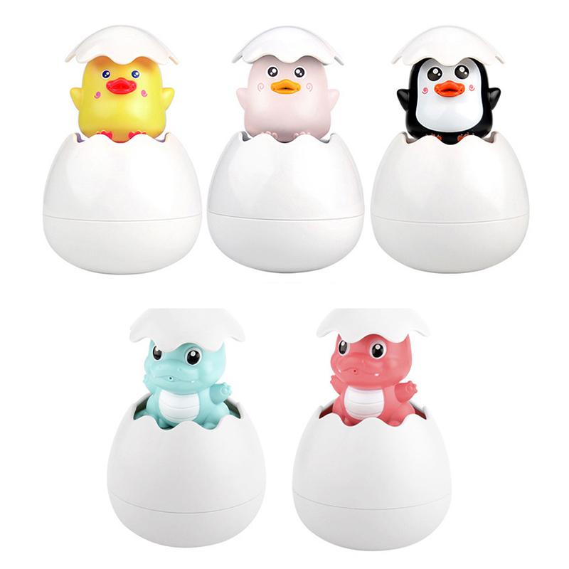 Duschspielzeug Kinder Schwimmen Dusche Lustiges Spielzeug Baby Cartoon Niedliche Ente Pinguin Ei Wassersprüh Sprüher Junge Mädchen Spielzeug