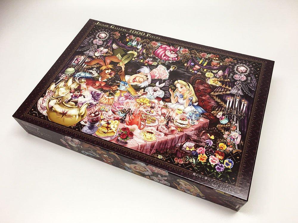 Tenyo In Jigsaw Alice In Wonderland The Tea Party of an Unending Dream Includes and Service (Made Japan) 1000-piece Puzzle Disney's - (51x73.5cm)