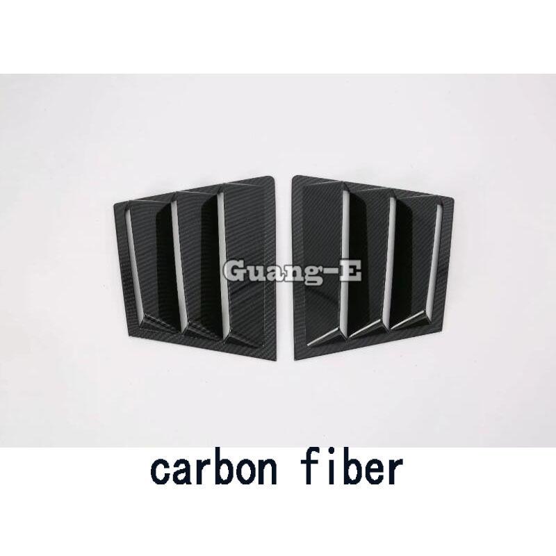 For Mazda6 Mazda 6 Atenza 2014 2015 2016 2017 2018  Sticker Cover Rear Spoiler Side Triangle Wing Window Bezel Trim Frame