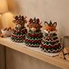 with Beads Bell Crochet Animal Christmas Tree Kit Animal Xmas Tree DIY Kit  for Craft Lovers