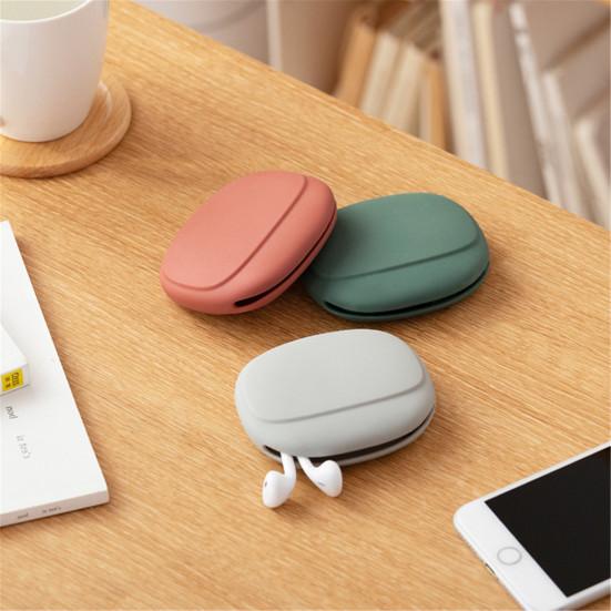 Creative Portable Silicone Headphone Storage Case Anti-Fall Mini Earphone Bag