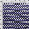 oneOone Tessuto Cotone Elasticizzato Stampa Geometrica Ikat Tessuto BTY Larghezza 40 Pollici
