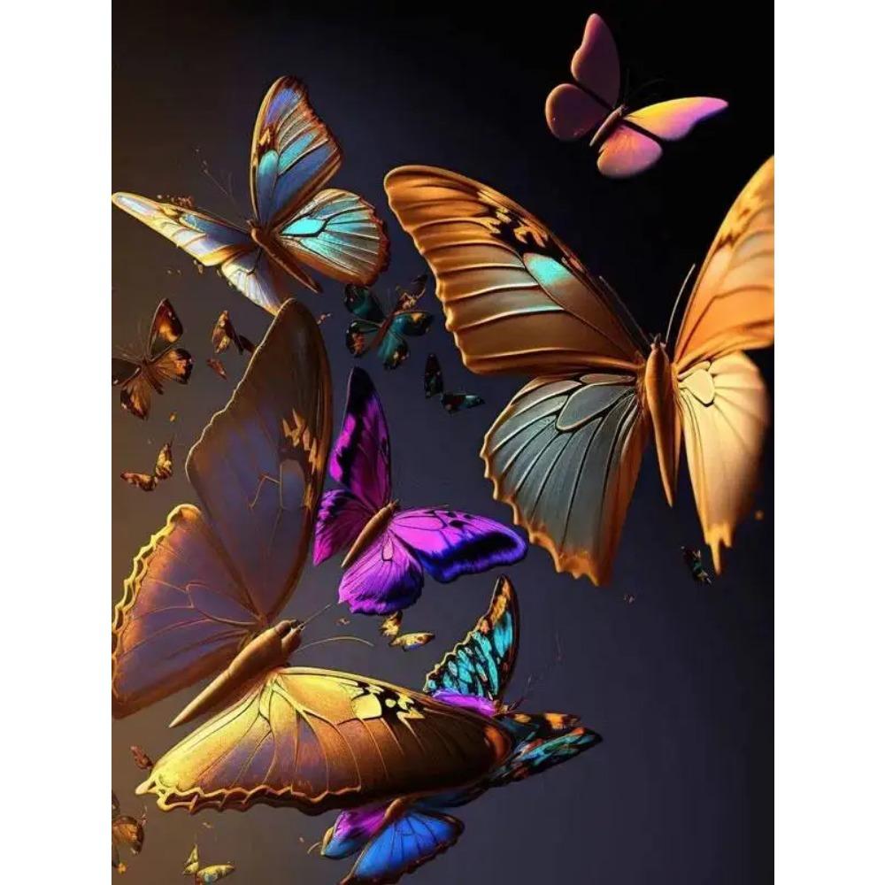 DIY Plná kulatá diamantová malba Křížková výšivka 3D roztomilé kotě zvířecí scéna Malá květina domácí dekorativní umění diamantová malba 5d diamantová umělecká malba