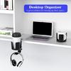 Not Tool Desk Cup Holder With Headphone Hook Organizers Space Efficient Clamp Design For Home Office Environment