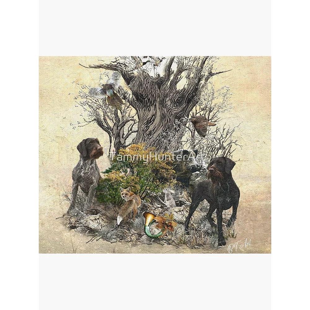 Tapestry German Wirehaired Pointer 75x100