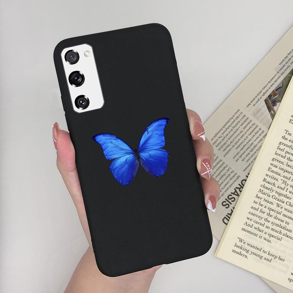 Case for Fundas Samsung Galaxy S20 FE S 20 FE S20FE Case Samsung S20 FE Phone Silicone Flower Cute Soft Back Cover Cases Bumper