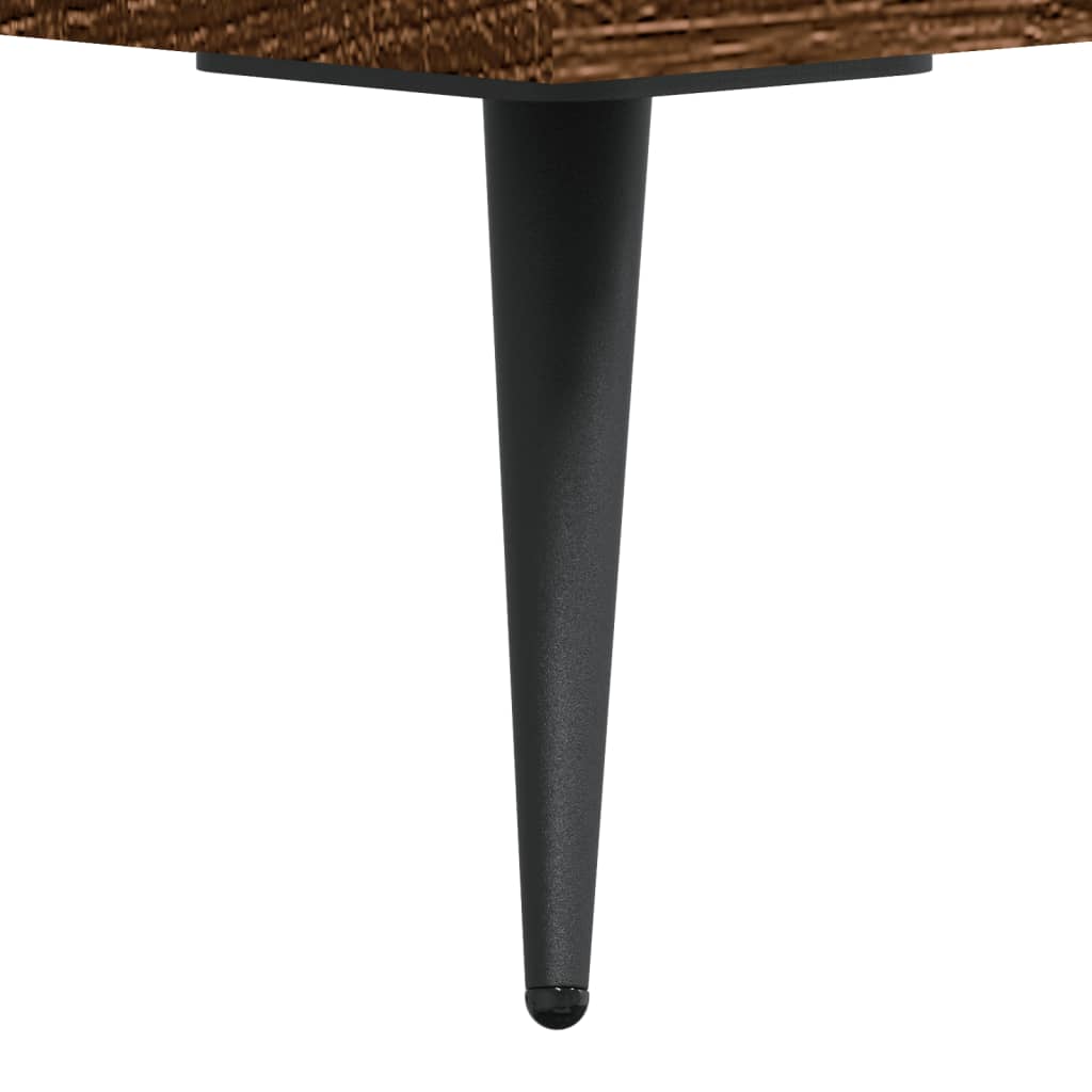 Coffee Table Brown Oak Effect 90 x 50 x 40 cm Engineered Wood