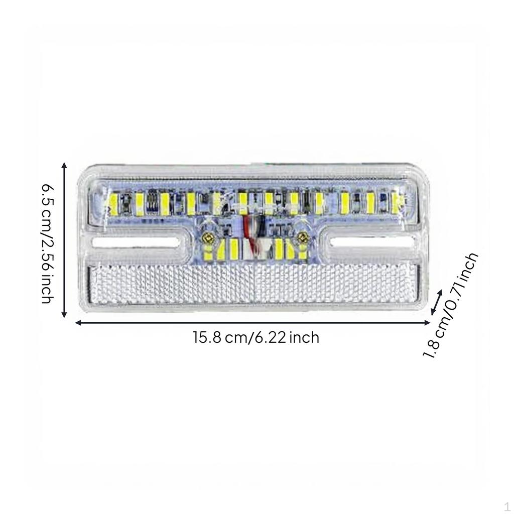Vehicle Side Marker Light, 24V lightemitting diode Waterproof Sequential Turn blinker Flasher,