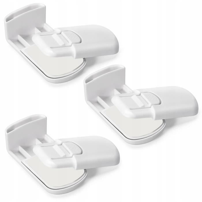 Drawer and Cabinet Safety - BabySafe - Set of 3 Corner Locks - Child Protection - Easy Installation