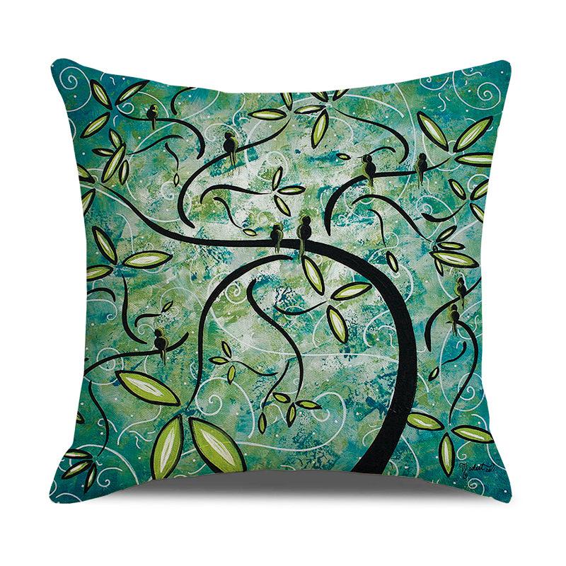 Printed Pillowcases, Linen Pillows, Sofa Pillows, Home Decoration Pillows