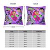 Cartoon Teen Go Square Pillow Cases Cushion Cover Vintage Polyester Decor Pillowcase for Car 45x45cm