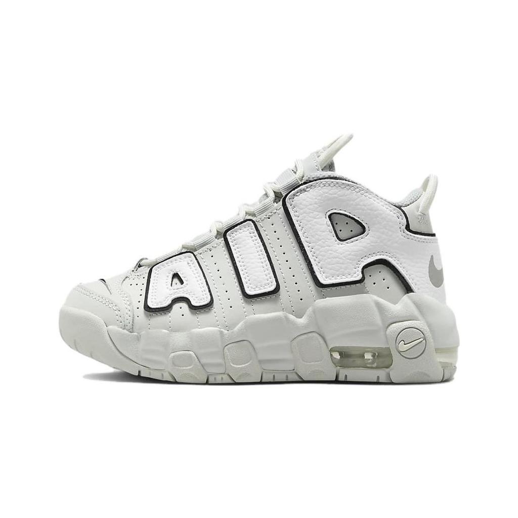 Nike Air More Uptempo PS Photon Dust Black Kids Sneakers White Metallic-Silver FD0023-001