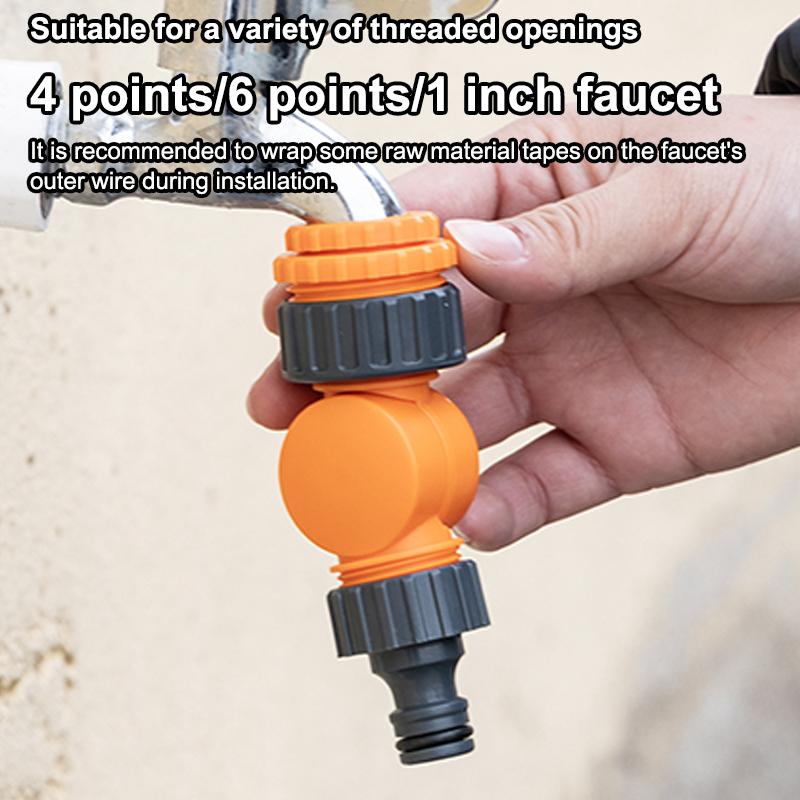 Gartenschlauchverbinder, 1/2 Zoll Wasserhahnadapter, Kunststoff Schnellkupplung Klickverschluss für Bewässerung