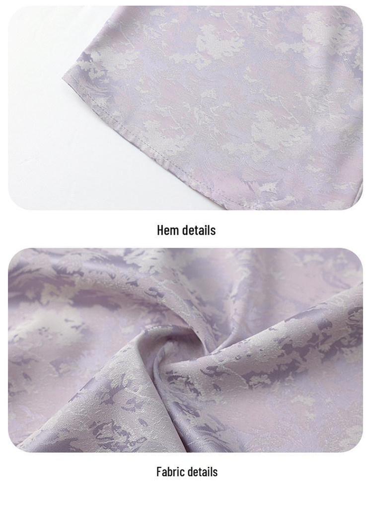 2026 Elegant Retro Jacquard Chinese Style Spring Top for Mothers, Perfect for Middle-Aged and Elderly Women