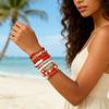 Football Friendship Bracelets Set With Geometric Shapes For Men And Women