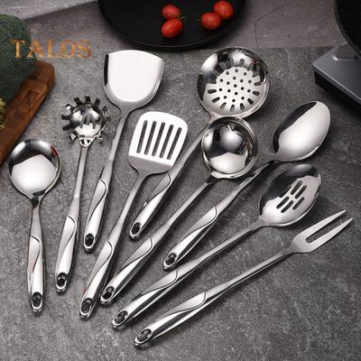 Stainless Steel Kitchen Utensil Frying Shovel Porridge Spoon Meat Fork Cooking Tools Stainless Steel Kitchenware Easy To Clean Kitchen Gadgets for
