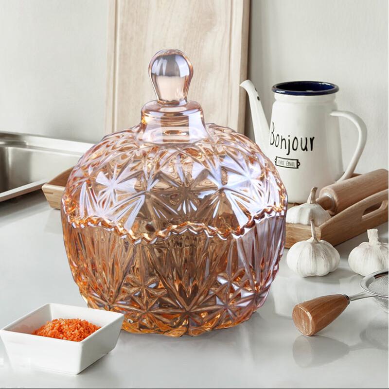Flavinmci Creative Glass Fruit & Snack Plate