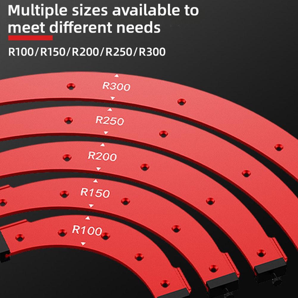Woodworking Inside Outside Corner Large Arc Mold Trimming Machine Curved Chamfer Auxiliary Trimming Tool Closet Corner Template