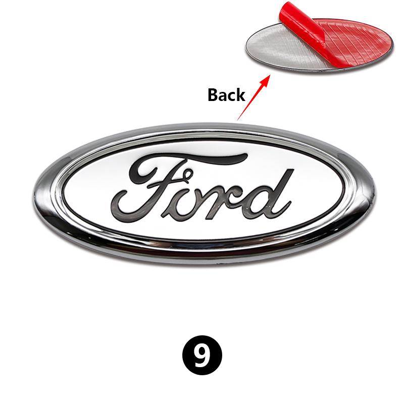 1Pc 17.5cm ABS Replacement Emblem Badge For Ford Edge Ranger Front Hood Trunk Fusion Focus Escape Fiesta Transit Auto Accessory
