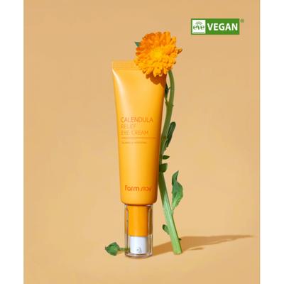 Farmstay Cremă de Ochi Calmantă cu Gălbenele 50ml