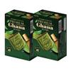 Lotte Ghana Premium Langue De Chat Matcha Crispy Cookie Rich Green Tea Cream 91g (Pack of 2)