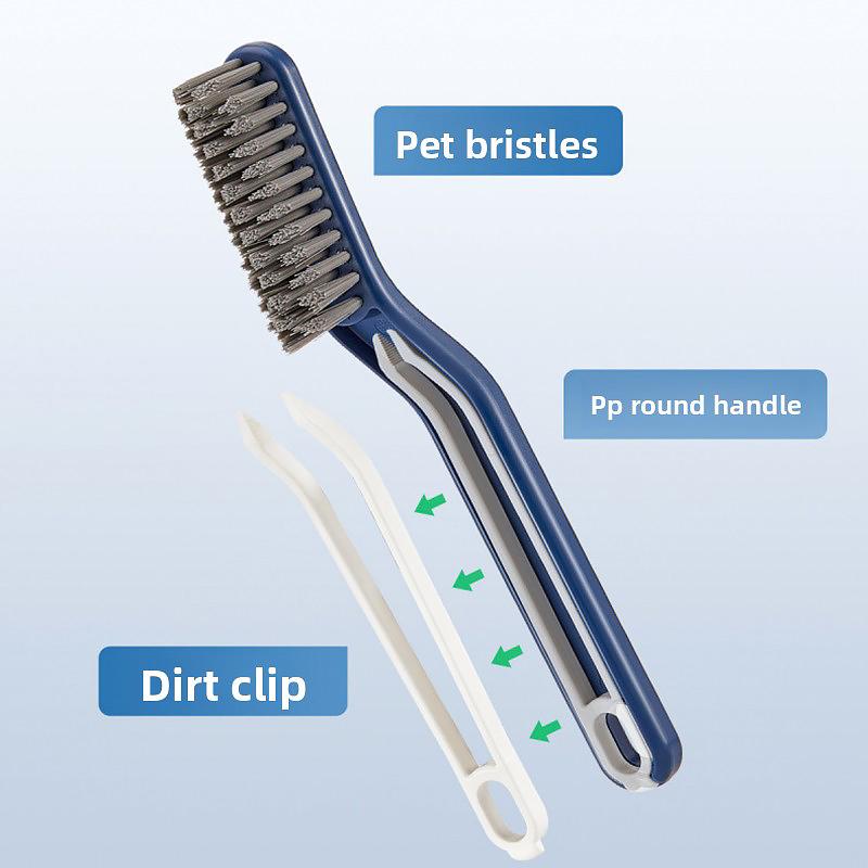 1PC Tidy Bathroom Gap Brush Window Crevice Dirt Clamp Cleaning Tools Dust Brush Groove Plastic Multifunctional