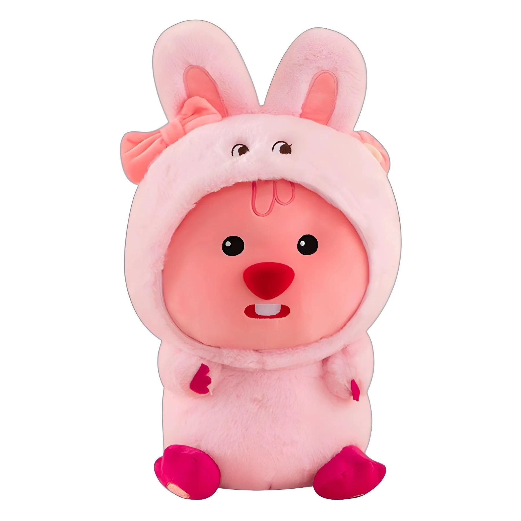 33-60cm/ Kawaii Original Anime Cartoon Plüschtier Kleiner Biber Felsentier Serie Niedliche Plüschpuppe Innendekoration Kindergeschenk 33cm