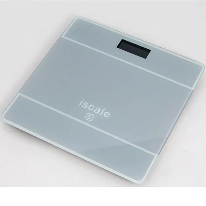 

180 кг электронные весы для дома, интеллектуальные точные весы для тела, простые модные весы для взрослых, устройство для взвешивания 180Kg серый