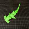3D Printed Articulated Hammerhead Shark Model, Flexible Joint Sea Animal Figurine, Joints Creative Toy