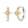 Women's Spring 925 Silver Butterfly Dragonfly Flowers Color Romantic Sweet Earrings Fit for Party Delicate Gift Jewelry