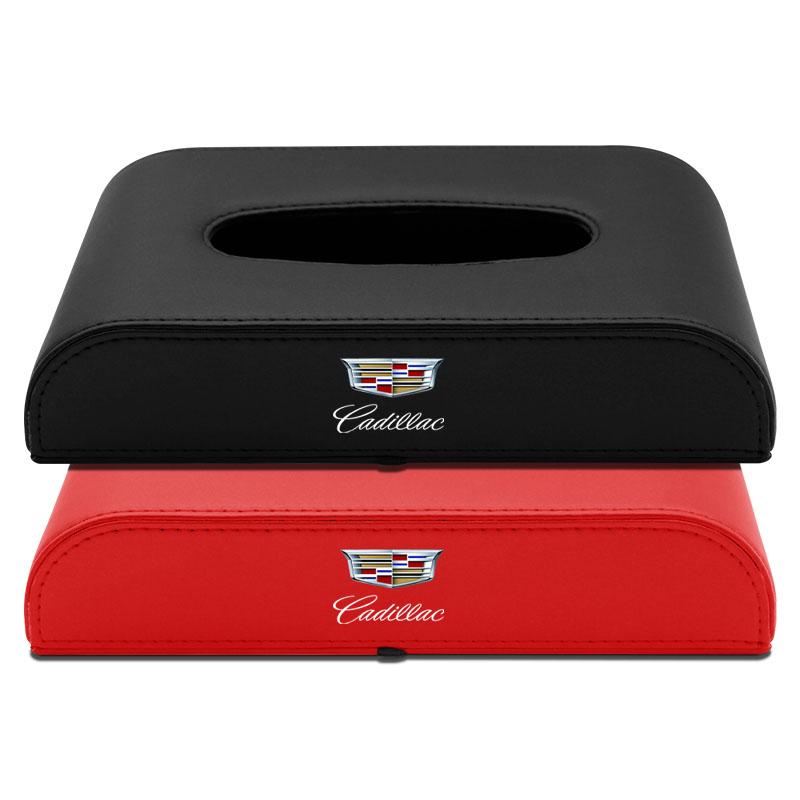 Car Tissue Box Holder Armrest Box Storage Case For Cadillac XT5 XTS CTS BLS SLS DTS SRX Escalade Tiburon Deville