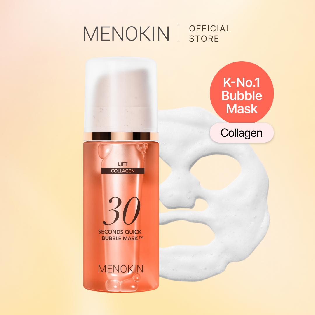 

[MENOKIN] 30 Seconds Quick Bubble Mask 95ml, 5 Types to Choose, Korean Glass Skin Facial Mask, 70 Uses