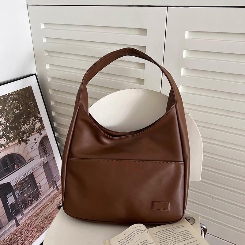 Large-capacity bag women's autumn and winter retro new casual commuter college student class shoulder bag tote bag tide